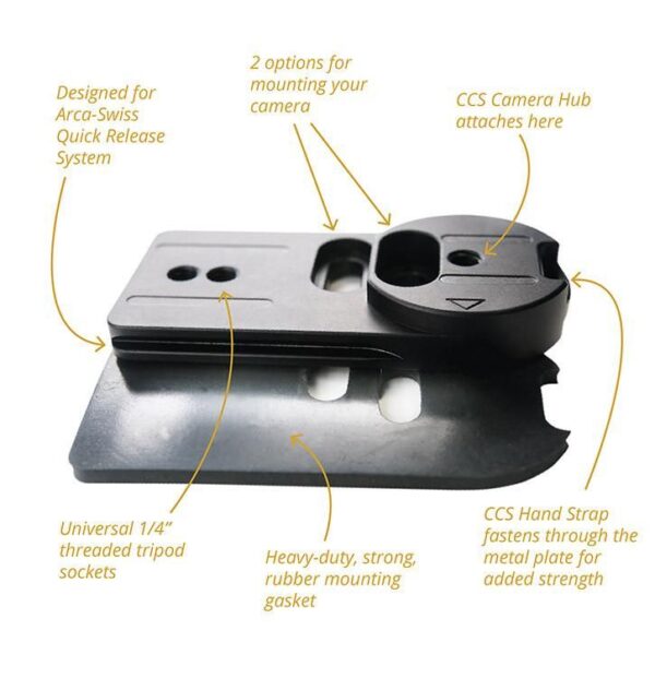 Cotton Carrier Universal Tripod Adapter Plate 766NHP - Image 2