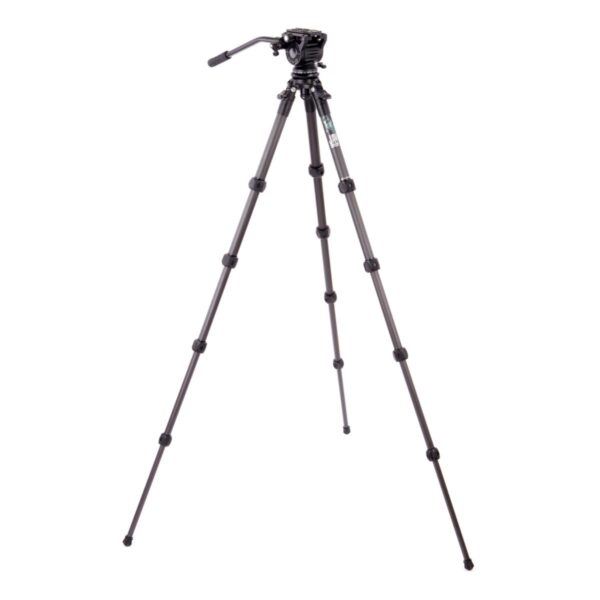 3 Legged Thing Legends Jay Carbon Fibre Levelling Base Tripod with AirHed Cine DARKNESS - Image 2