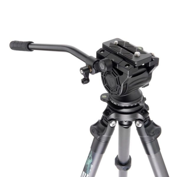 3 Legged Thing Legends Jay Carbon Fibre Levelling Base Tripod with AirHed Cine DARKNESS - Image 6