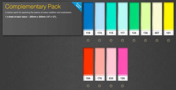 Lee Filters Colour Magic Complementary Pack - 10"x12" Gel Kit