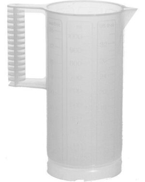 Paterson Plastic Beaker (Ounce and Metric Graduations) 1000ml PTP309