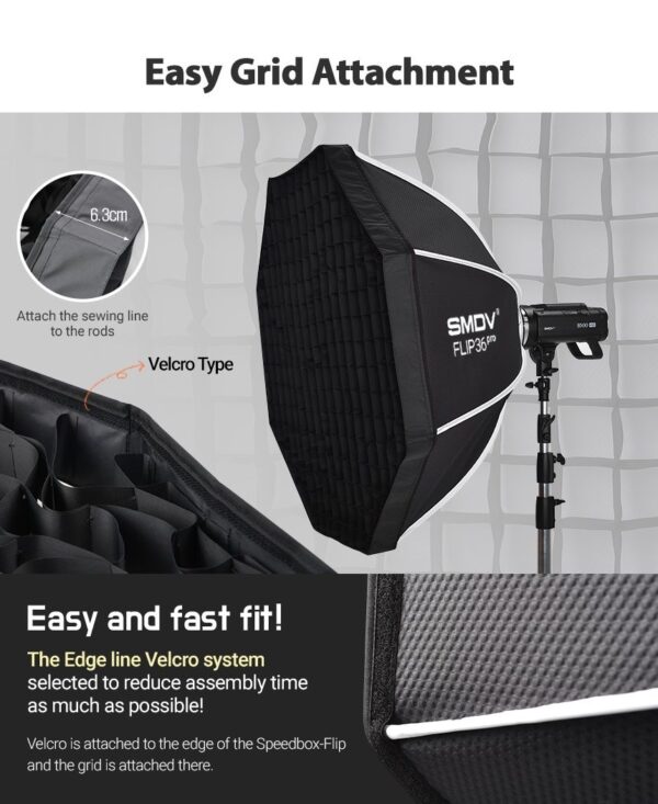 SMDV Grid for Softbox Flip 36 Pro - Image 2