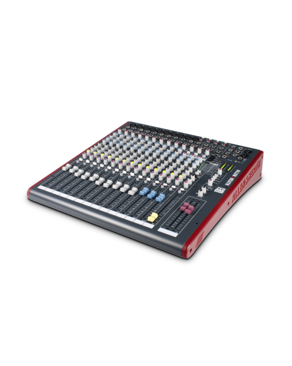 Allen & Heath ZED16FX ZED 10 mono/3 stereo ins, 4 aux, 3-band mid-sweep EQ, LR, USB IO, FX, optional rack mount