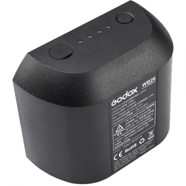 Godox WB26 Lithium Ion Battery for AD600Pro Flash