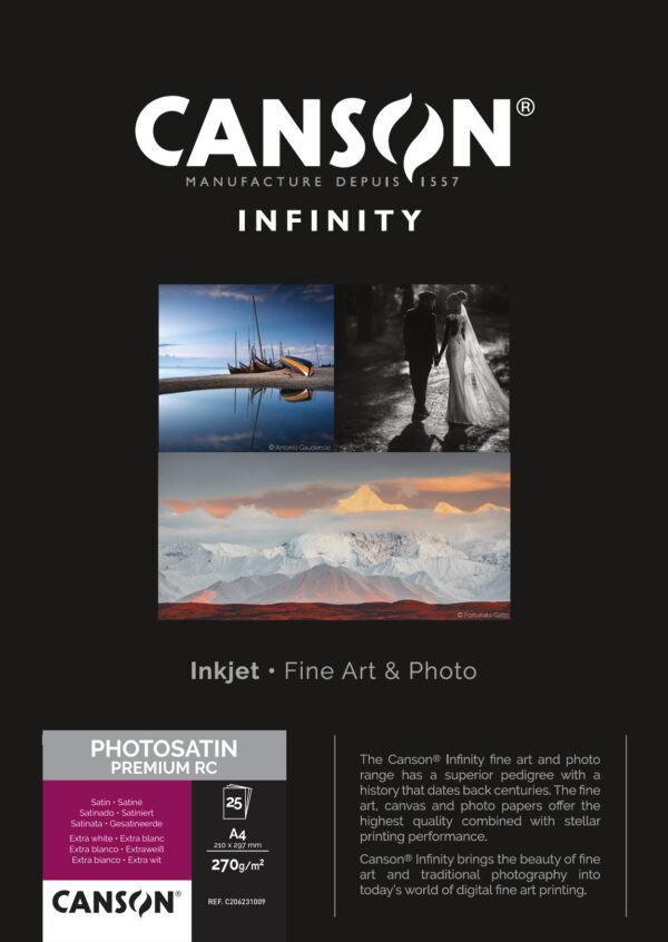 Canson PhotoSatin Premium RC 270gsm A4 25 Sheets