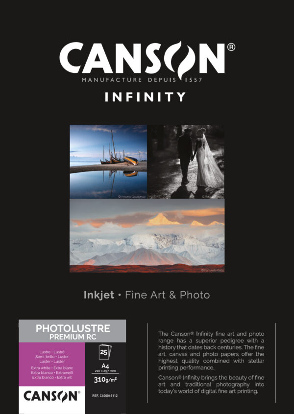 Canson LUSTRE PREMIUM RC A4 25sh 310gsm