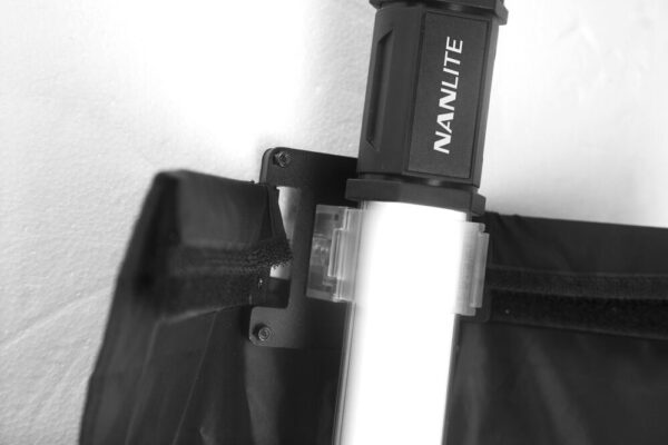 Nanlite Barndoor with Eggcrate grid for the PavoTube II 30C - Image 2