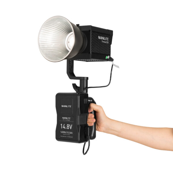 Nanlite BT-BG-XLR4 V-Mount Battery Grip for Forza 150/150B with 4 pin XLR - Image 2