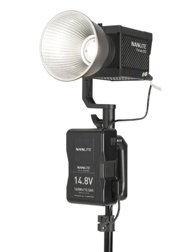 Nanlite BT-BG-XLR4 V-Mount Battery Grip for Forza 150/150B with 4 pin XLR - Image 4