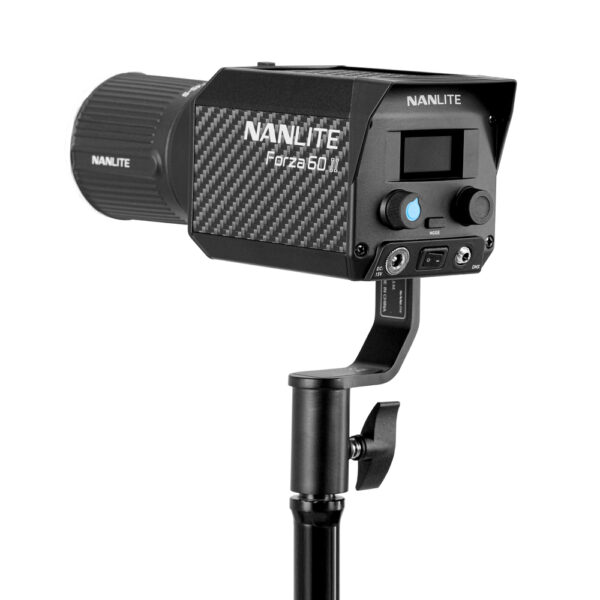 Nanlite Forza 60 II monolight 5600K LED light with Battery Handle and Bowens adaptor - Image 2