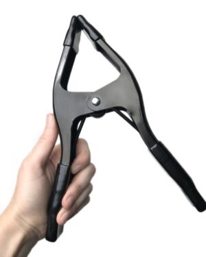 Ercole 9" Large Spring Clamp w/ Rubber Handle – BLACK
