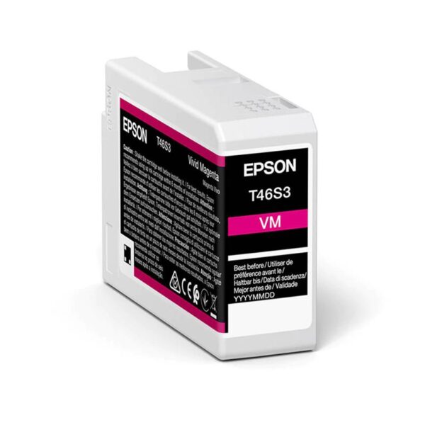 Epson T46S3 Vivid Magenta Pro10 Genuine Ink 25ml for P706