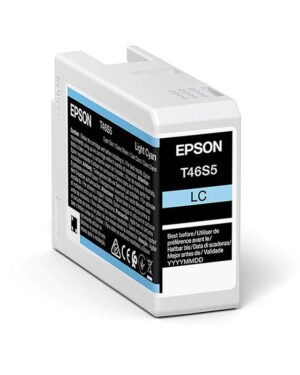 Epson T46S5 Light Cyan Pro10 Genuine Ink 25ml for P706