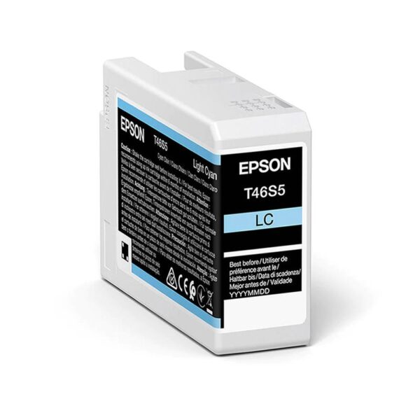 Epson T46S5 Light Cyan Pro10 Genuine Ink 25ml for P706