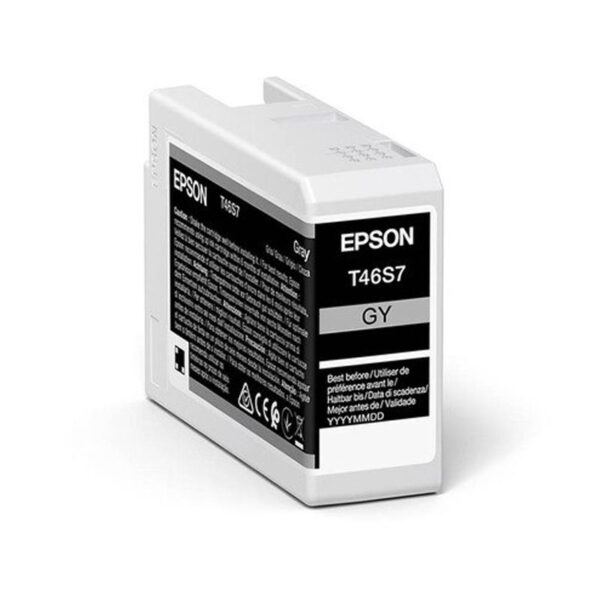 Epson T46S7 Grey Pro10 Genuine Ink 25ml for P706