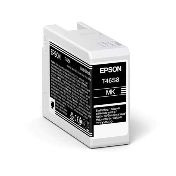 Epson T46S8 Matte Black Pro10 Genuine Ink 25ml for P706