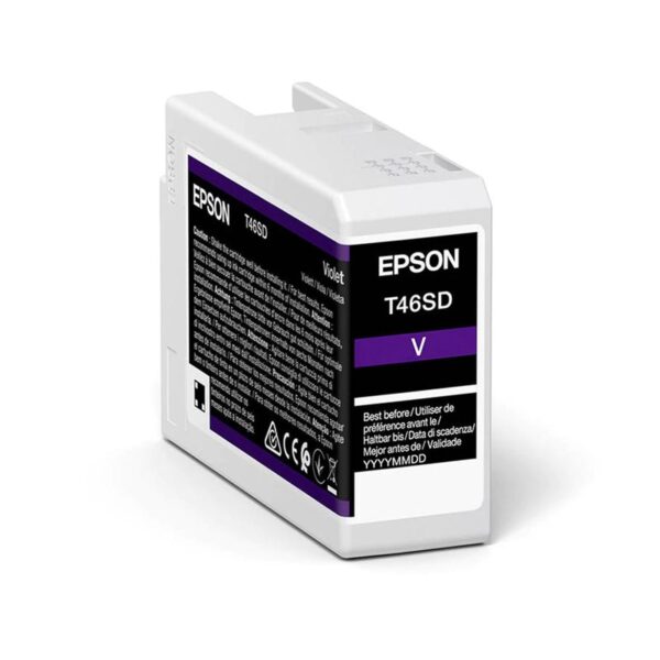 Epson T46SD Violet Pro10 Genuine Ink 25ml for P706