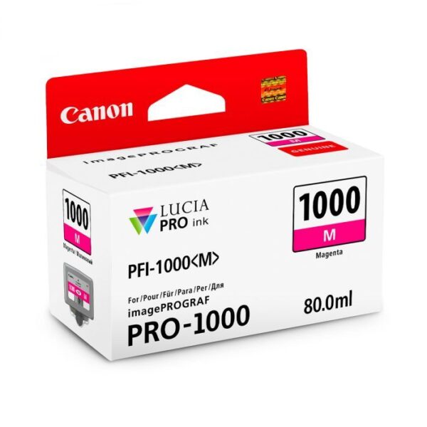 Canon Pro 1000 PFI-1000M Magenta Ink Tank 80ml