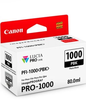 Canon Pro 1000 PFI-1000PBK Photo Black Ink Tank 80ml