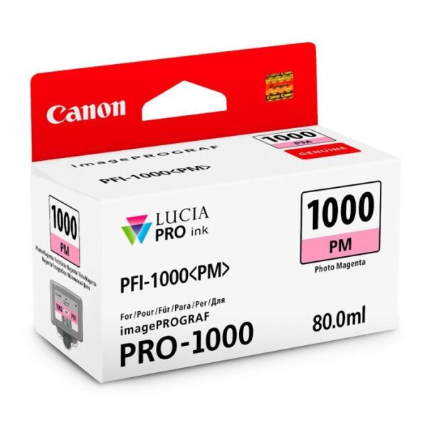 Canon Pro 1000 PFI-1000PM Photo Magenta Ink Tank 80ml