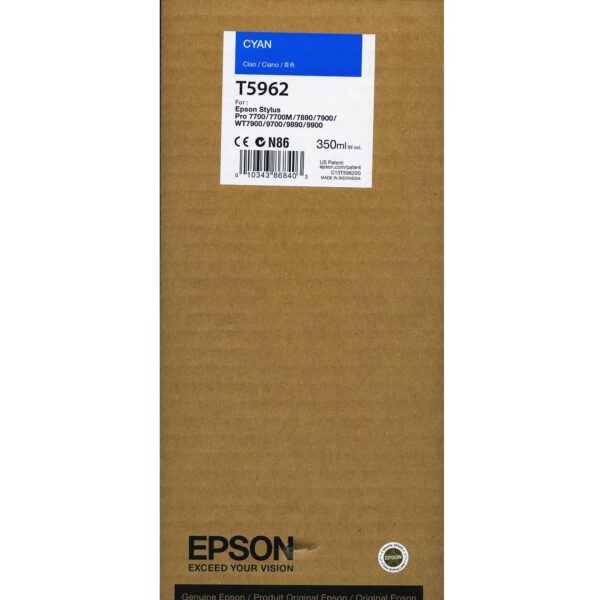 Epson Cyan ink Pro 7900 / 9900 (350ml) T5962