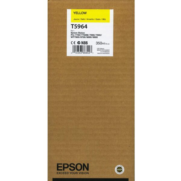 Epson Yellow ink Pro 7900 / 9900 / 7890 / 9890 (350ml) T5964