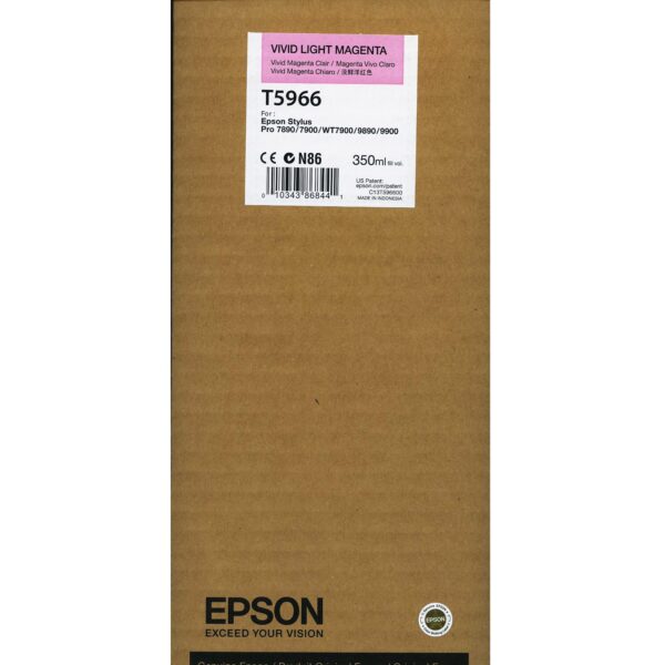 Epson Vivid Light Megenta ink Pro 7900 / 9900 / 7890 / 9890 (350ml) T5966