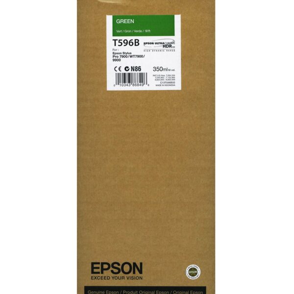 Epson Green ink Pro 7900 / 9900 (350ml) T596B