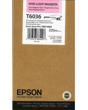 Epson Vivid Light Magenta Stylus Pro 7880/9880 (220ml) T6036