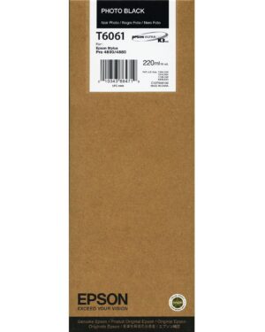 Epson Photo Black Ink Pro 4800/4880 (220ml) T6061
