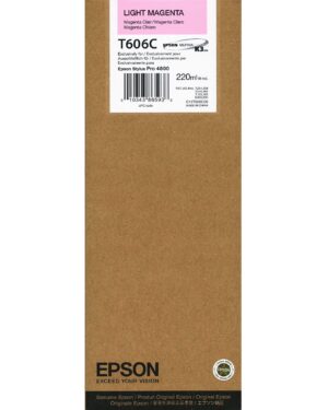 Epson Light Magenta Ink Pro 4800 (220ml) T606C