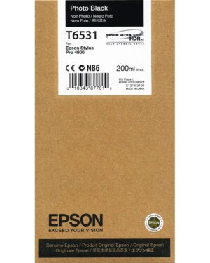 Epson 4900 Photo Black - 200ml T6531