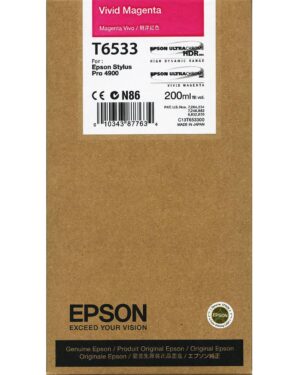 Epson 4900 Vivid Magenta - 200ml T6533