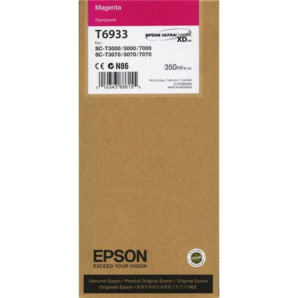 Epson T6933 for SC-T3000/T5000/T7000 350ml Magenta Ink
