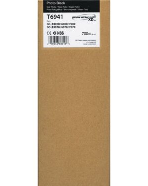 Epson T6941 for SC-T3000/T5000/T7000 700ml Photo Black Ink