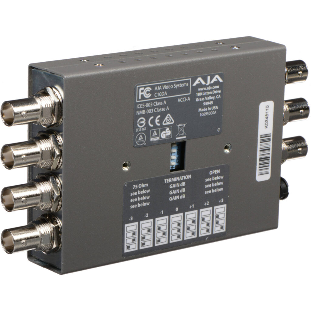 AJA Analog Video 1×6 Distribution Amplifier TecArt
