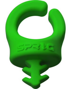 Sprig Big Cable Management Device 3/8"-16 Green 3-Pack