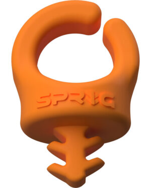 Sprig Big Cable Management Device 3/8"-16 Orange 3-Pack
