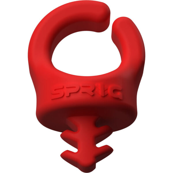 Sprig Cable Management Device 1/4"-20 Red 6-Pack