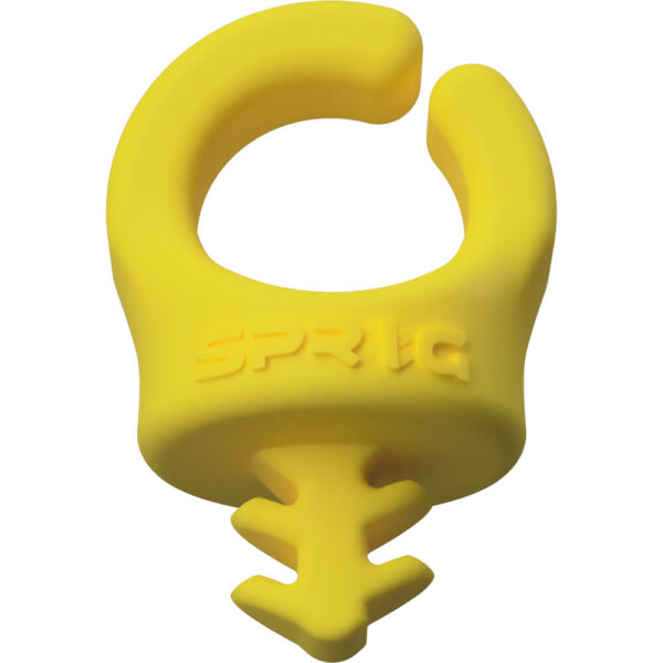 Sprig Big Cable Management Device 3/8"-16 Yellow 3-Pack