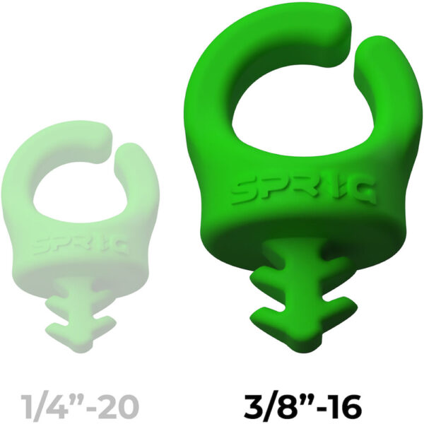 Sprig Big Cable Management Device 3/8"-16 Green 3-Pack - Image 5