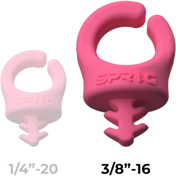 Sprig Big Cable Management Device 3/8"-16 Pink 3-Pack - Image 5
