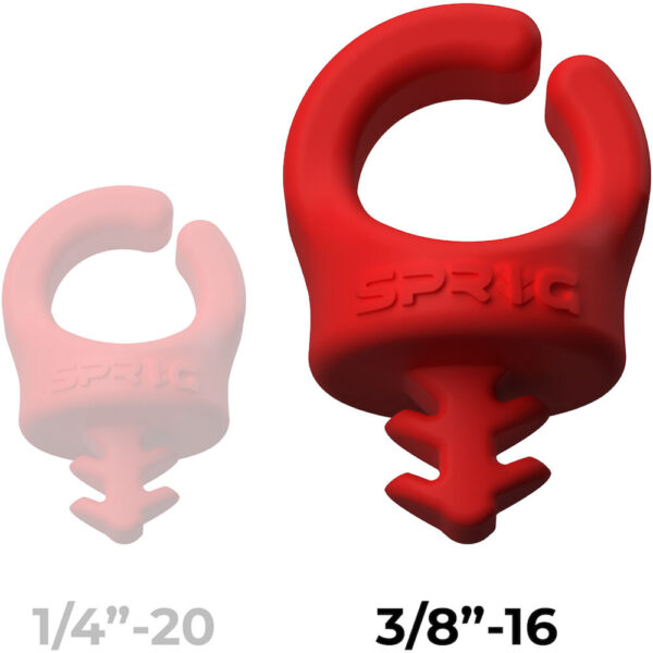 Sprig Big Cable Management Device 3/8"-16 Red 3-Pack - Image 5