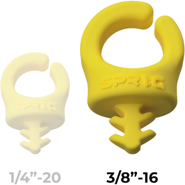 Sprig Big Cable Management Device 3/8"-16 Yellow 3-Pack - Image 5