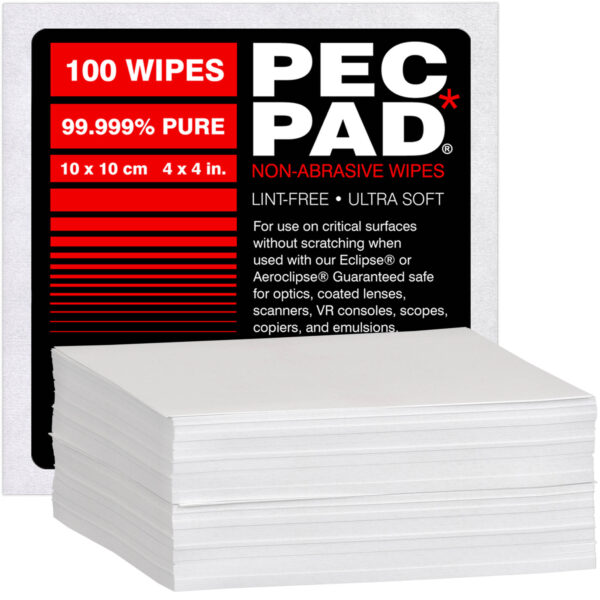 Photographic Solutions PEC*PAD 10 x 10cm Non-abrasive Lint Free Photo Wipe 100 Sheets per pack