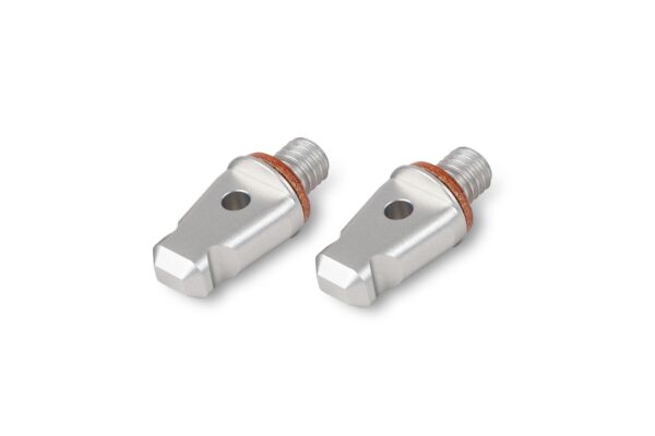 Rycote 2 X 3/8” Male Pcs Tips W/ Leather Washers Fitted