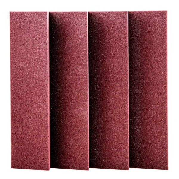 AVE IsoWedge-B Acoustic Foam Wedge Burgundy - 10 Pack - Image 2