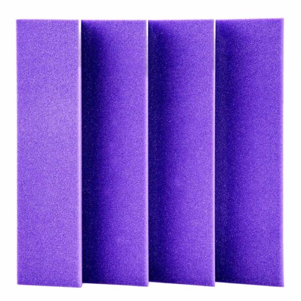 AVE IsoWedge-P Acoustic Foam Wedge Purple - 10 Pack - Image 2