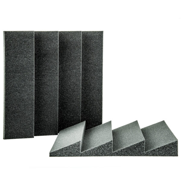 AVE IsoWedge Acoustic Foam Wedge Charcoal - 10 Pack - Image 3