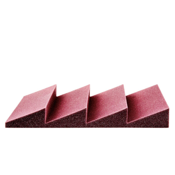 AVE IsoWedge-B Acoustic Foam Wedge Burgundy - 10 Pack - Image 4